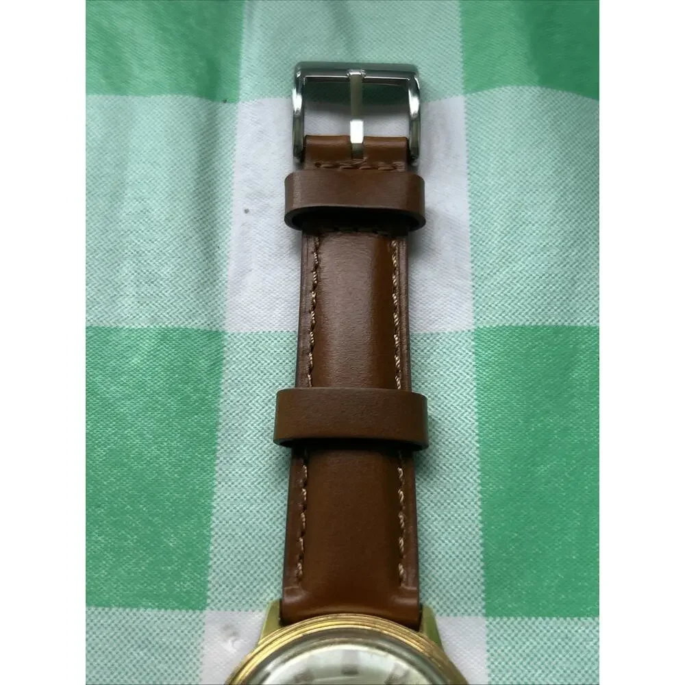 Vintage Timex Gold Tone Men’s Mechanical Wind Watch